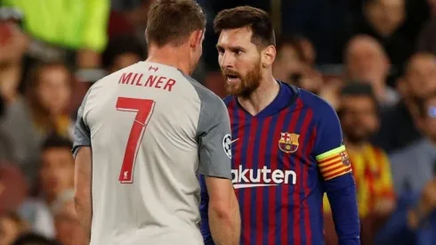 Milner y su pesadilla Messi.