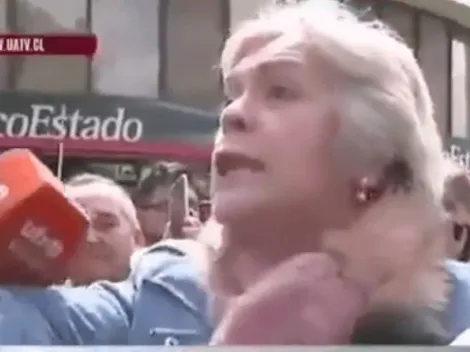 Mujer desata toda su ira contra las injusticias sociales