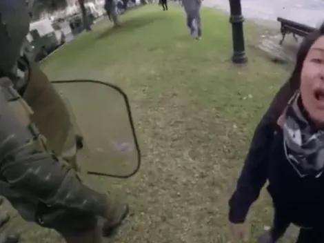 Mamá chilena a Carabineros: Pobre, que le toquen un pelo a mi hijo