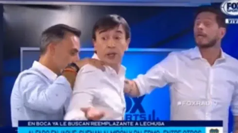 El momento en que se llevan a Benedetto.