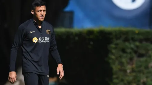 Alexis Sánchez reapareció en los entrenamientos del Inter de Milán
