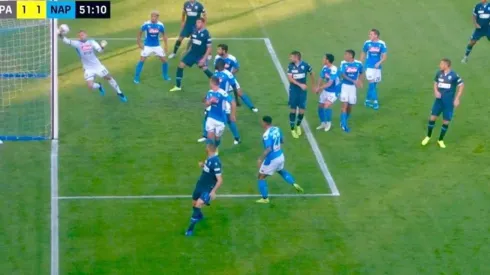 El momento de la reacción de Ospina.