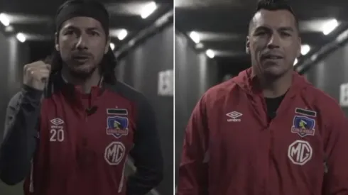 Jaimes Valdés y Esteban Paredes encabezaron el video de Colo Colo