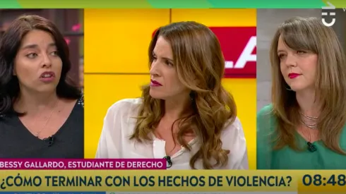 Monserrat Alvarez moderaba la conversación del matinal.