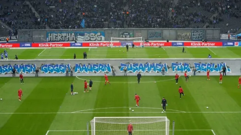 La conmemoración del Hertha Berlín.