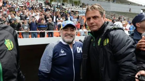 Puro cariño: El reencuentro entre Maradona y Hoyos