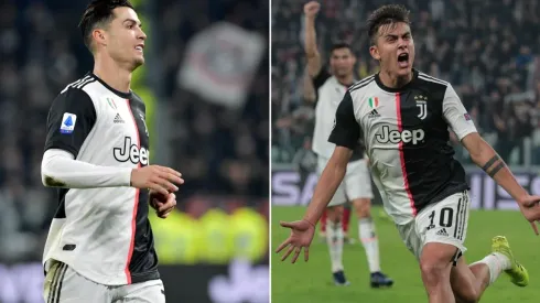 Cristiano se lesionó, pero Dyabala entró prendido.