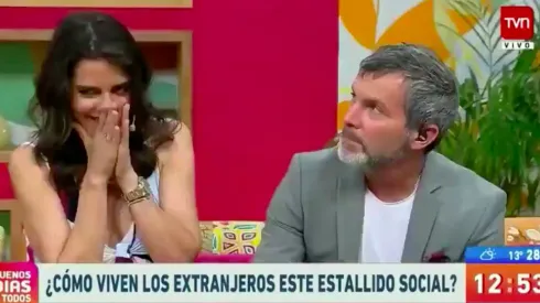 Godoy reaccionó nerviosa, mientras que a Sánchez lo invadió la preocupación.