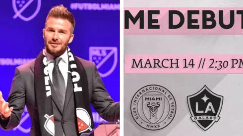 El equipo de Beckham ya tiene día y rival para su debut
