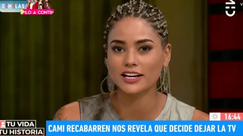 Camila Recabarren deja la televisión