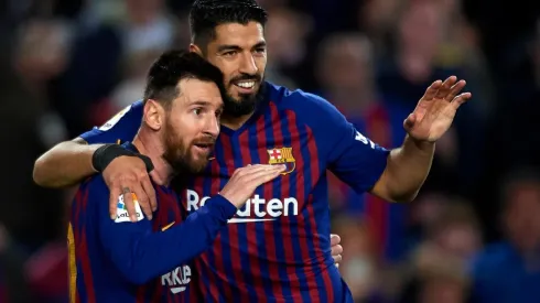 Messi y Suárez.