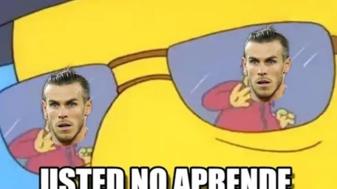 ¡Usted no aprende señor Gareth Bale!