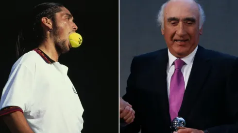 Marcelo Ríos en su época de jugador, cuando compartía con Cornejo en la Copa Davis.