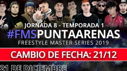 FMS Chile mueve su jornada 8 para el 21 de diciembre