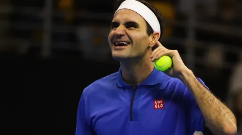 Roger Federer recibió todo el cariño del público chileno este martes