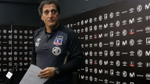 Mario Salas en conferencia de prensa.