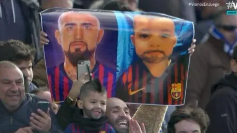 Pequeño King se roba las cámaras en triunfo del Barca