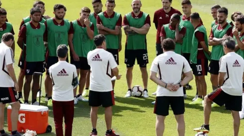 Paulo Díaz y River Plate a las órdenes del Muñeco Gallardo.