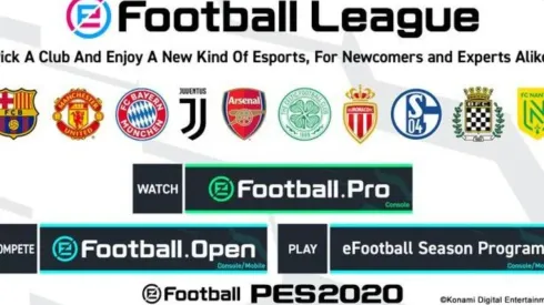 Konami abre la temporada de eFootball LEAGUE 2019/20 con 10 clubes profesionales