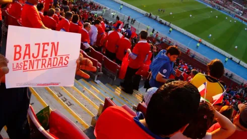 Los hinchas protestaron por el costo de las entradas en las eliminatorias anteriores