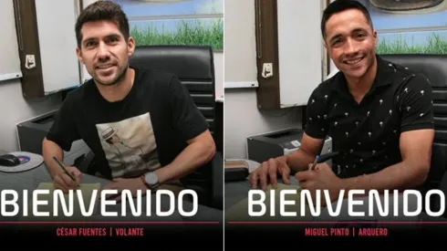 César Fuentes y Miguel Pinto don los primeros refuerzos de Colo Colo para la temporada 2020