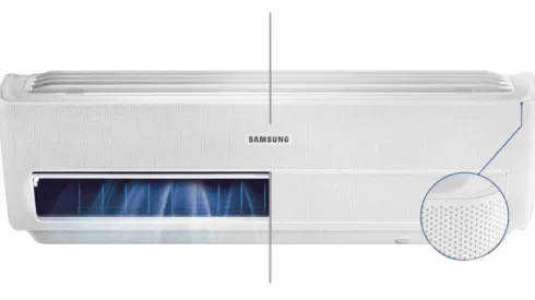 Samsung ofrece equipos que no necesitan ráfagas de aire para enfriar una habitación