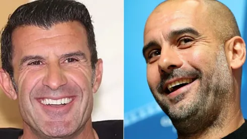 Figo y Guardiola compartieron cinco años en el camarín del Barcelona, pero de amigos