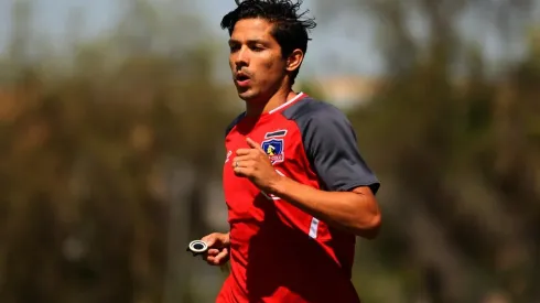 El primer entrenamiento de Matías en su regreso a Colo Colo.