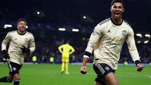 Rashford celebra y el United trepa.