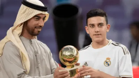 Hijo de la Perla Reyes se lució en la liga juvenil de España