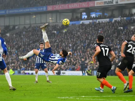 Brighton saca un empate ante Chelsea con golazo de chilena