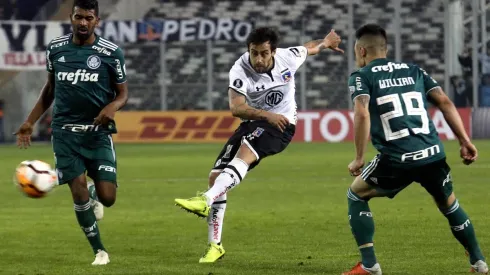 Jorge Valdivia enfrentó a Palmeiras en la Copa Libertadores 2018