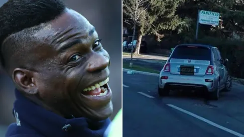 A Balotelli poco le importaron los daños: se bajó del auto y se fue a dormir
