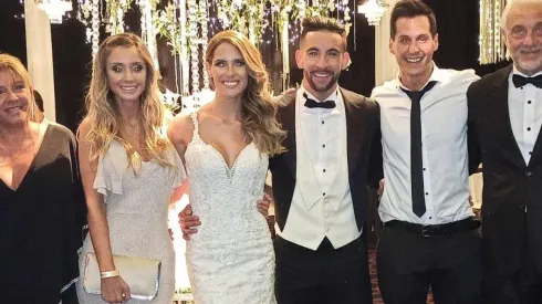 Las postales del matrimonio religioso entre Isla y Caldirola