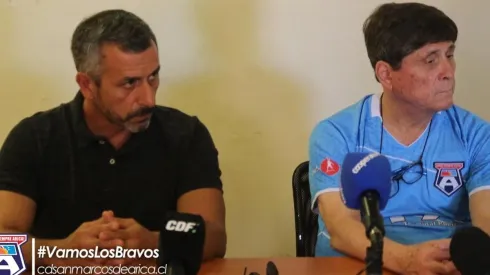 La curiosa presentación del nuevo DT de San Marcos de Arica.