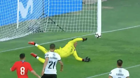 El tapadón de Miguel Pinto.