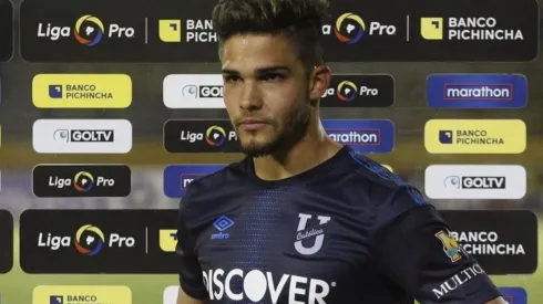 Luis Amarilla en la UC de Quito.