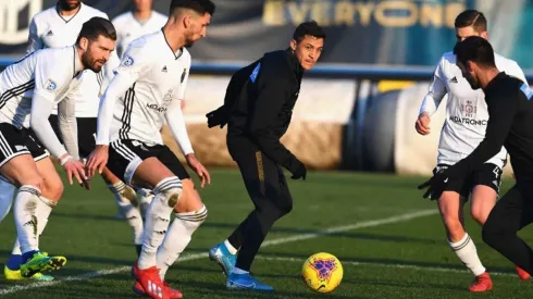 Alexis Sánchez espera su regreso oficial a las canchas para este sábado en Inter-Atalanta