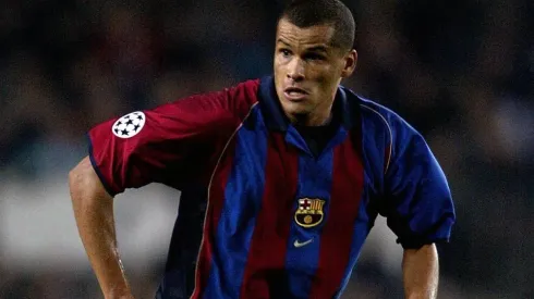 Rivaldo en el Barcelona.