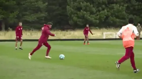 Queda magia: el tremendo golazo del Muñeco Gallardo en entrenamiento de River Plate