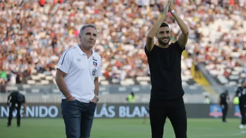 Blandi ante los hinchas de Colo Colo.
