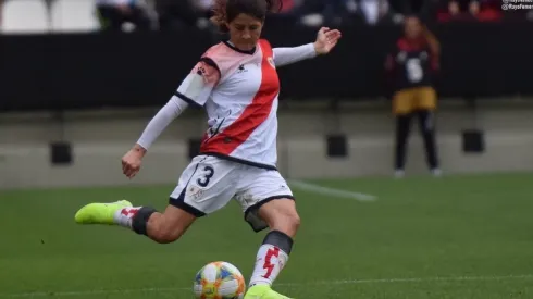 Carla Guerrero fue protagonista en la victoria de Rayo Vallecano en el fútbol femenino de España