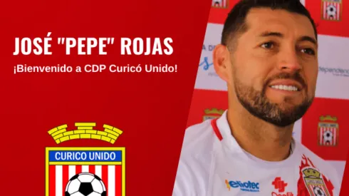 Pepe Rojas en su llegada a Curicó Unido: "Es un club que ha ido de menos a más"