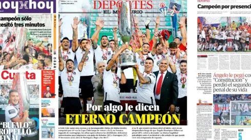 La prensa chilena destacó a Colo Col y criticó a Universidad de Chile tras la final