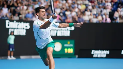 Nole está intratable en Australia.
