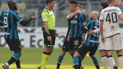La furia de Lautaro Martínez.