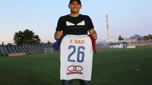 Suazo, el flamante refuerzo de Santa Cruz.