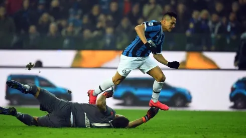 Alexis Sánchez recibió la falta penal de Musso que definió la victoria de Inter