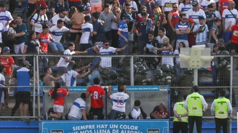 Violentos momentos se vivieron en el partido entre la UC y O'Higgins