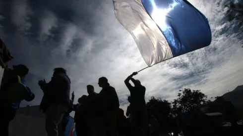 San Carlos de Apoquindo fue escenario de violentas manifestaciones el domingo